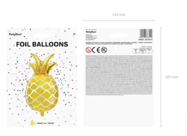 Folienballon Ananas von PartyDeco